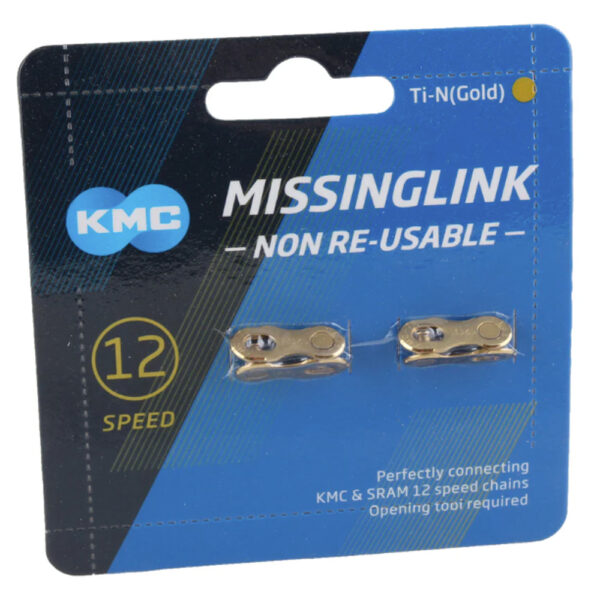 KMC MissingLink 12-Speed - Ti Gold - 2 Pairs