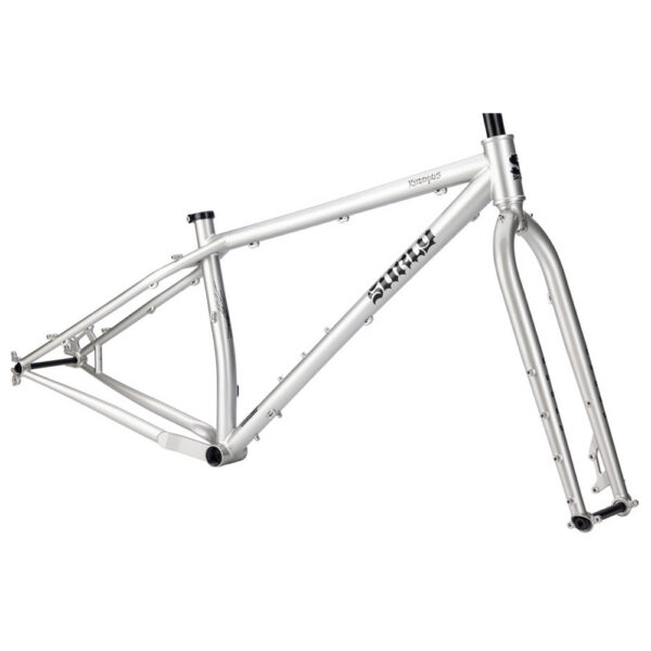 Surly Krampus Frameset – (Salmon Skin Silver & Hi-Viz Black)