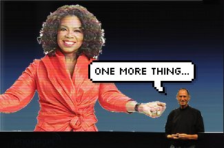 Oprah Winfrey and Steve Jobs