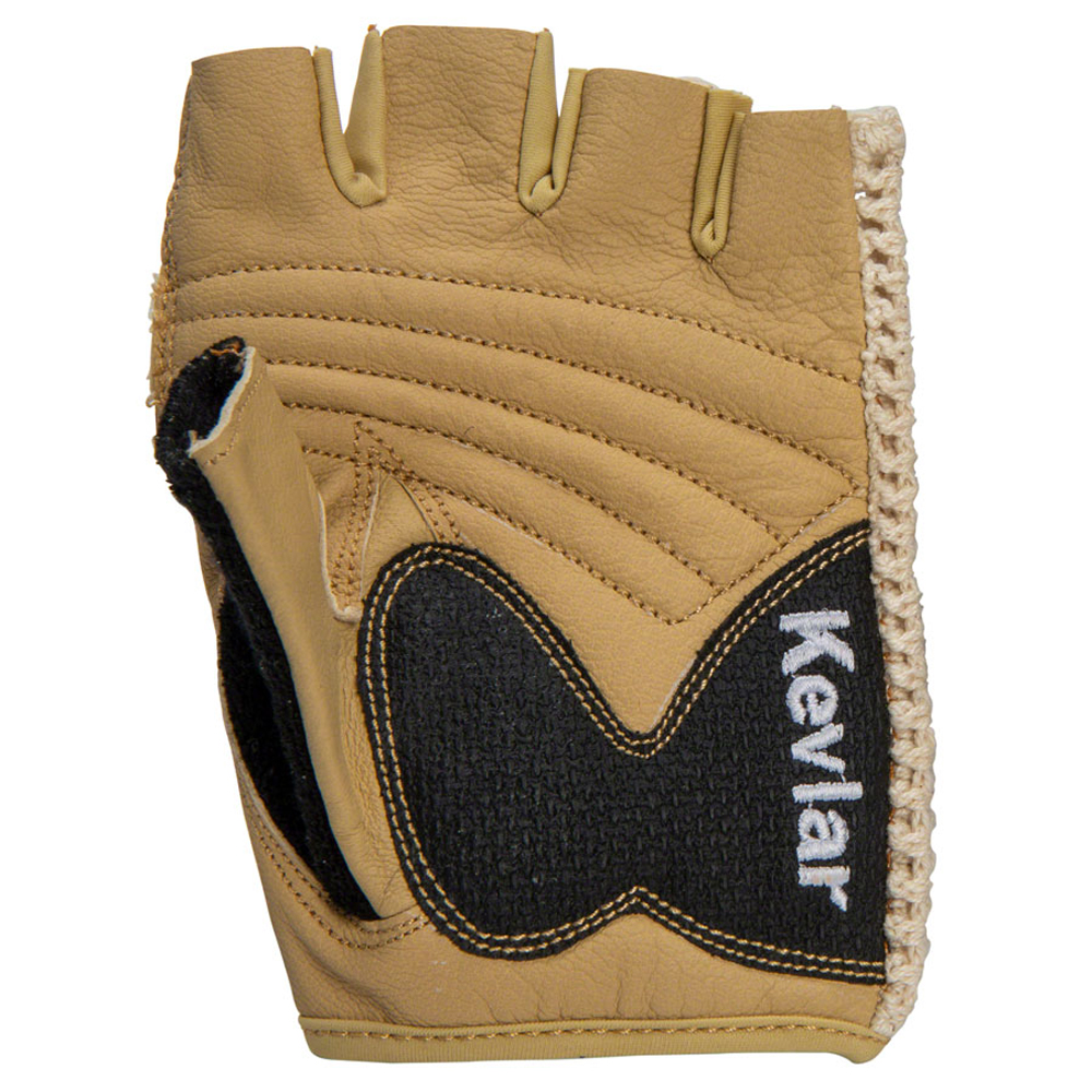 Planet Bike Taurus Crochet Leather Cycling Gloves - Image 2