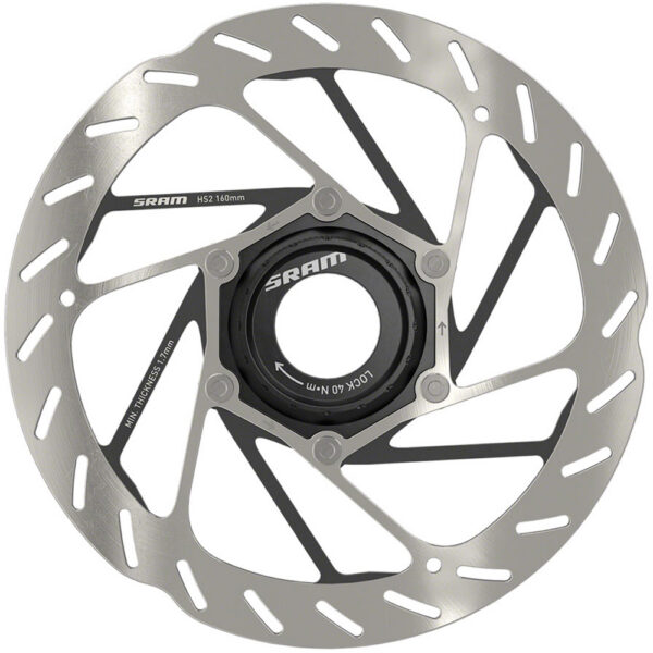 SRAM HS2 Disc Brake Rotor - 160mm, Center Lock