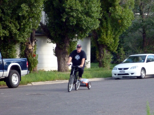 Steve on a Ridekick