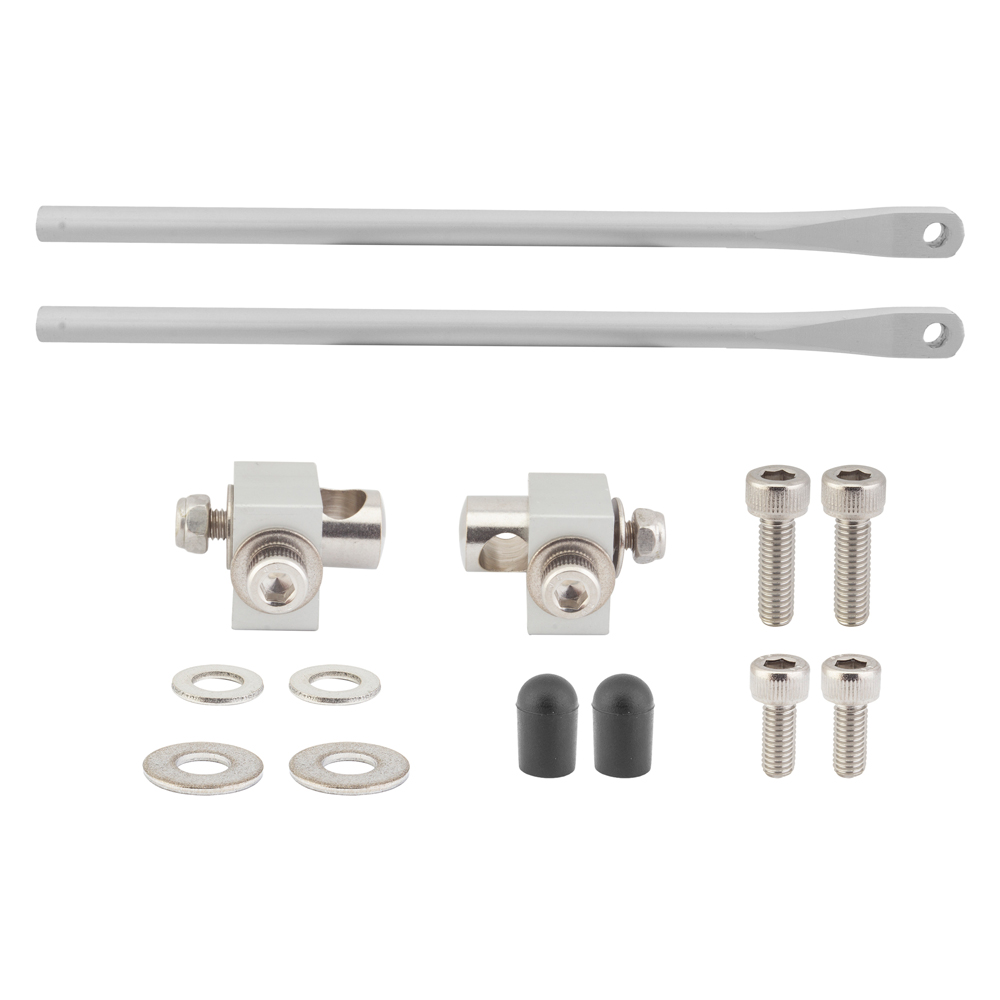 Supporto Parafango In Acciaio Inox Per Portapacchi Racktime, Modello Tubus 70025, Colore Argento